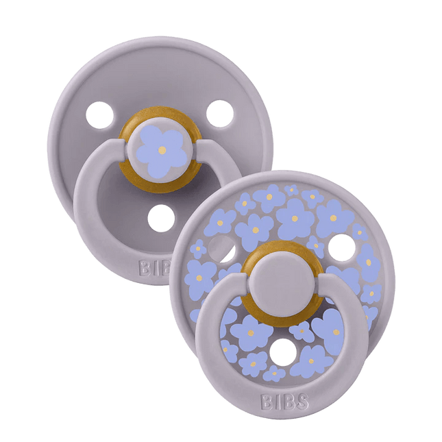 BIBS Speen Maat 1 Jasmin/Fossil Grey 2St koop je bij Babywinkel