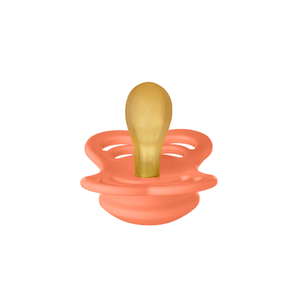 BIBS Speen Maat 1 Latex Supreme Papaya - BIBS - Babywinkel - 5713795233342