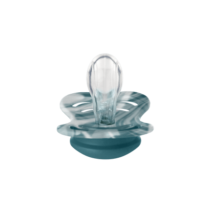 BIBS Speen Maat 1 Silicone Supreme Forest Lake White/Forest Lake White 2st koop je bij Babywinkel