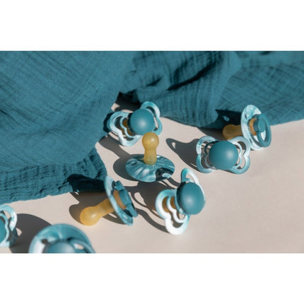 BIBS Speen Maat 1 Silicone Supreme Forest Lake White/Forest Lake White 2st koop je bij Babywinkel