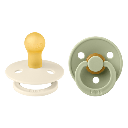 BIBS Speen Maat 2 Ivory/Sage 2st - BIBS - Babywinkel - 5713795120536