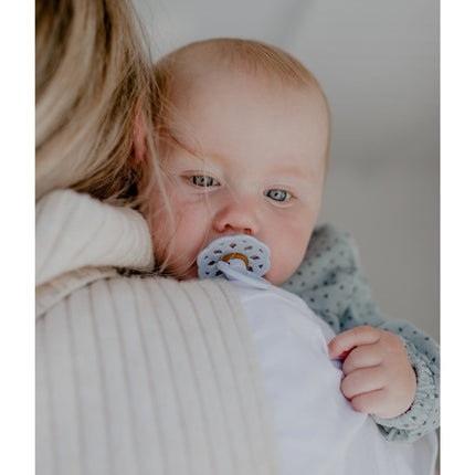 BIBS Speen Maat 2 Latex Boheme Khaki/Dusty Blue 2st - BIBS - Babywinkel - 5713795236725