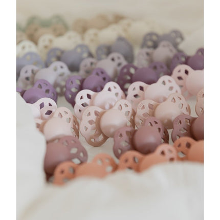 BIBS Speen Maat 2 Silicone Anatomical Blush/Woodchuck 2st - BIBS - Babywinkel - 5713795243884