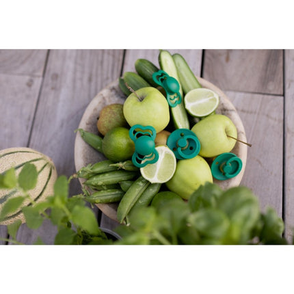 BIBS Speen Maat 2 Silicone Supreme Evergreen - BIBS - Babywinkel - 5713795237654