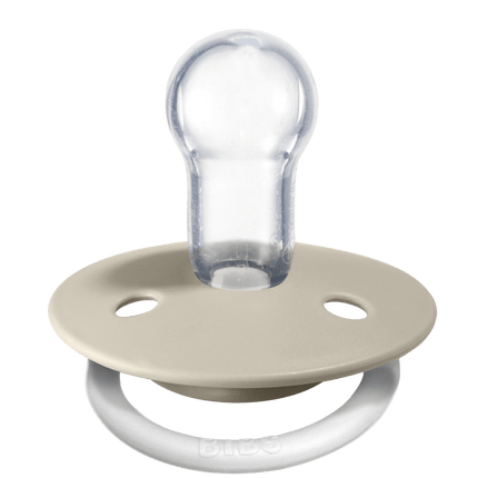 BIBS Speen OneSize Vanilla Night Deluxe Silicone - BIBS - Babywinkel - 5713795211869