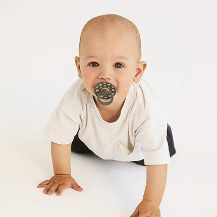 BIBS Spenen Maat 1 Studio Colour Polka Latex Sage/Iron 2st koop je bij Babywinkel