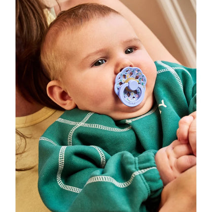 BIBS Spenen Maat 2 x Liberty Pacifier Boheme Chloe Meadow Ivory Mix 2st koop je bij Babywinkel