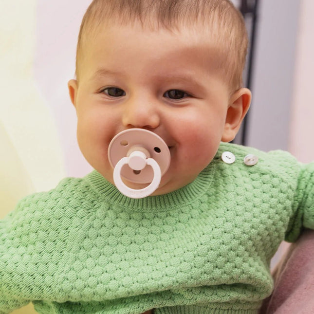 BIBS Spenen Pacifier Studio Fusion 2 pack Blush/Woodchuck speenmaat 2 koop je bij Babywinkel