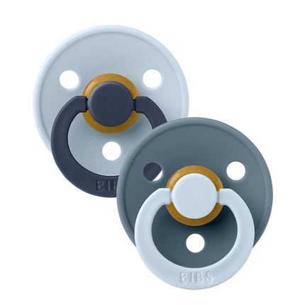 <tc>BIBS</tc> Beruhigungssauger Studio Fusion 2er Pack Baby blau/petrol <tc>Schnuller</tc>Größe 3