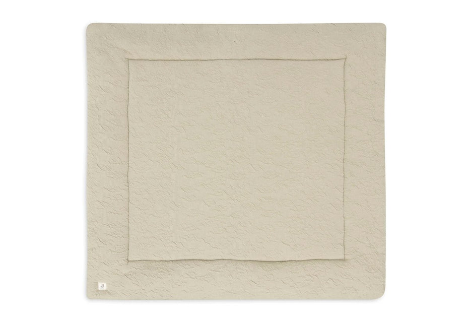 Boxkleed 100x100cm Soft Waves - Olive Green - Babywinkel - 8717329377493