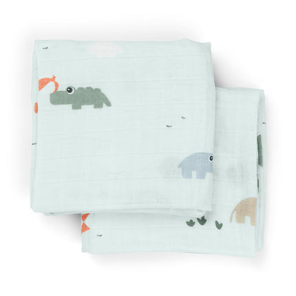 Burp cloth 2 - pack Playground - Babywinkel - 5712643054955