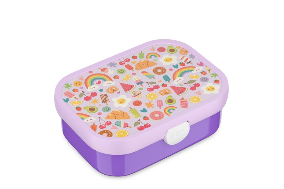 Campus Bento lunchbox met vorkje - Food Fest - Babywinkel - 8720294048749
