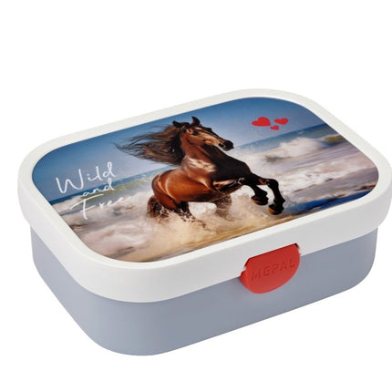 Campus Bento lunchbox met vorkje - Wild Horse - Babywinkel - 8720294038429