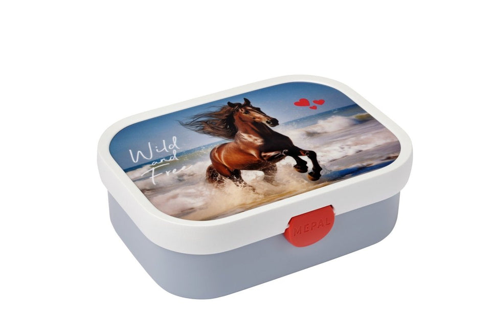 Campus Bento lunchbox met vorkje - Wild Horse - Babywinkel - 8720294038429