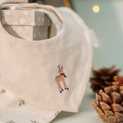 2er-Pack Bandana-Lätzchen Little Christmas