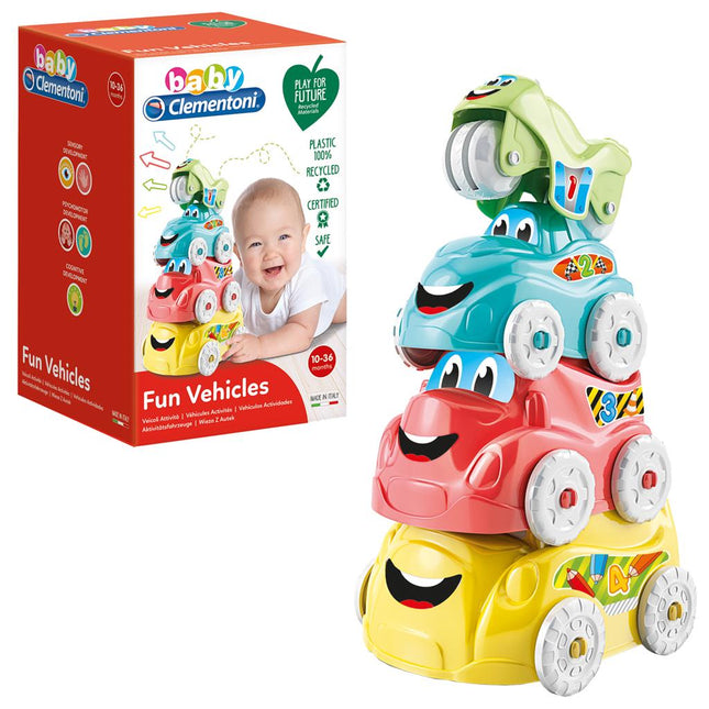 Clementoni Stapeltoren Auto'S koop je bij Babywinkel