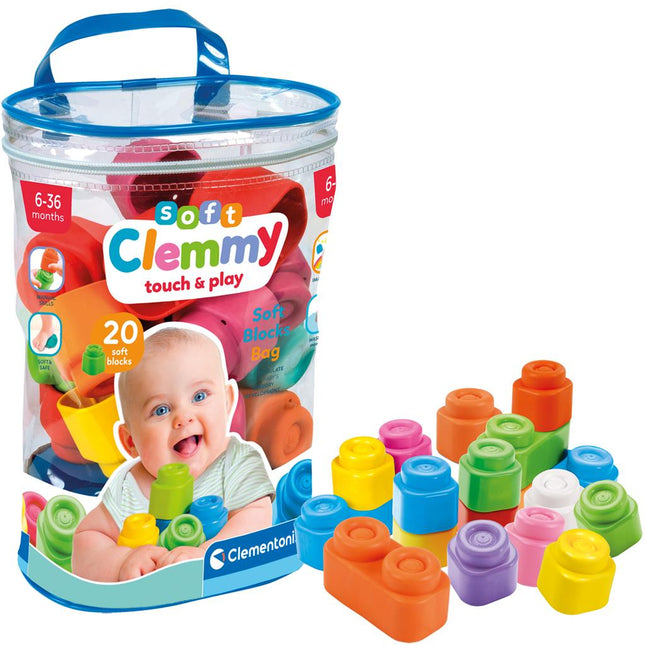 Clementoni Blokkenset Clemmy 20 Blocks koop je bij Babywinkel