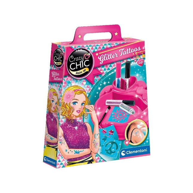Clementoni Crazy Chic Glitter Tattoos - Babywinkel - 8005125185139