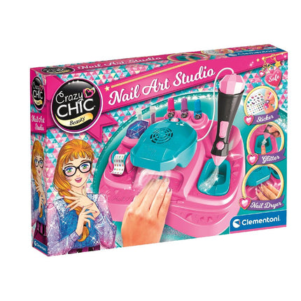 Clementoni Crazy Chic Nail Art Studio - Babywinkel - 8005125187300