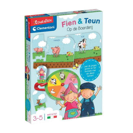 Clementoni Leerspel Fien En Teun Op De Boerderij - Babywinkel - 8005125811670