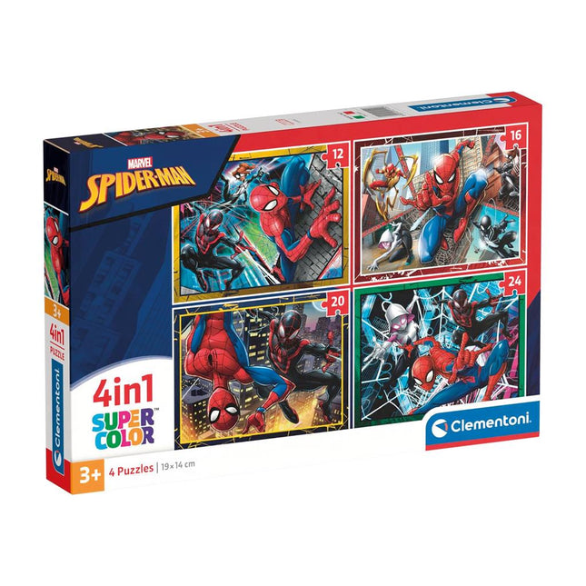 Clementoni Puzzel Spiderman 4 In 1 koop je bij Babywinkel