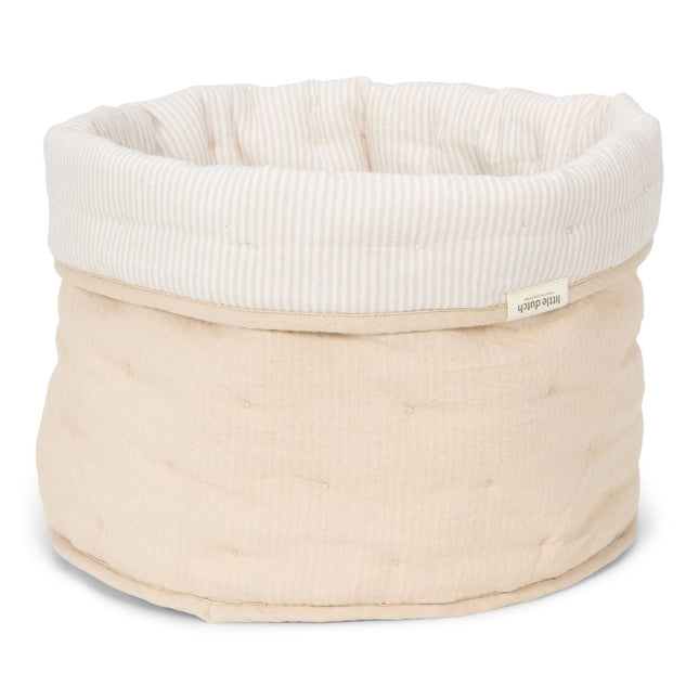 Commodemandje klein - Pure Soft Beige Stripe - Babywinkel - 8721122584453