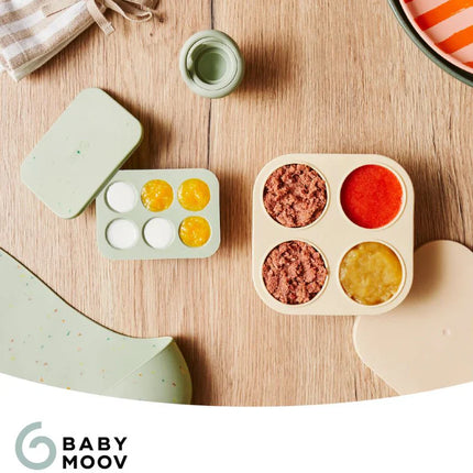 <tc>Babymoov</tc> Set aus Silikonförmchen + Beißring