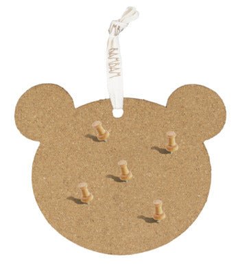 Cork Bear pin board including 5 pins - Babywinkel - 8711811110629