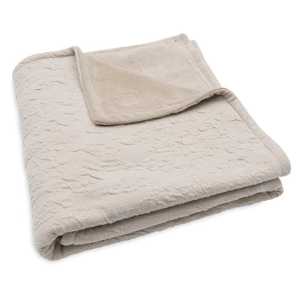 Deken Ledikant 100x150cm Soft Waves - Nougat/Velvet - Babywinkel - 8717329377479