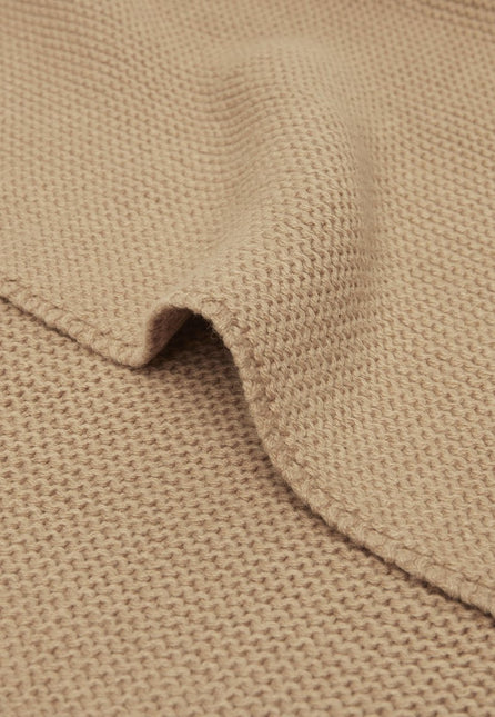 Jollein Wiegdeken Basic Knit Biscuit 75X100Cm koop je bij Babywinkel