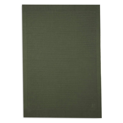 Deken Wieg 75x100cm Pure Knit Leaf Green - GOTS - Babywinkel - 8717329370524