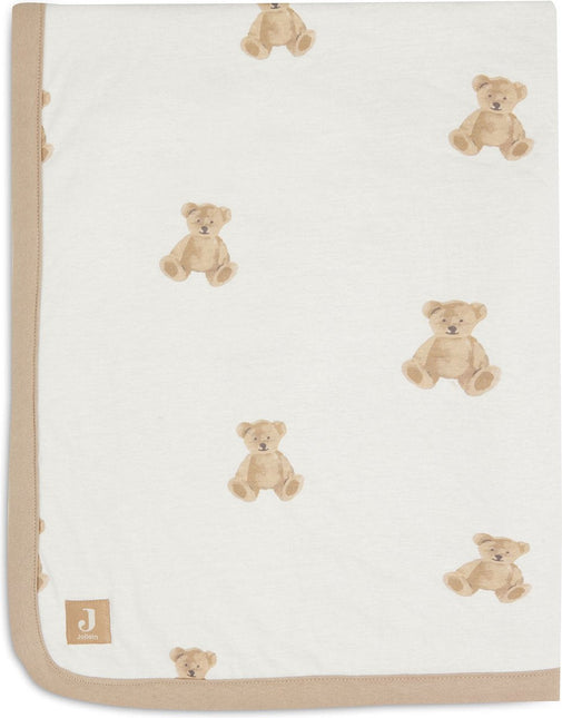 Deken Wieg Jersey 75x100cm - Teddy Bear - Babywinkel - 8717329370050