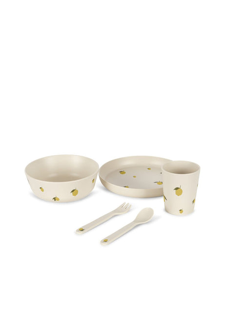 Konges Slojd Kinderservies Set Lemon koop je bij Babywinkel