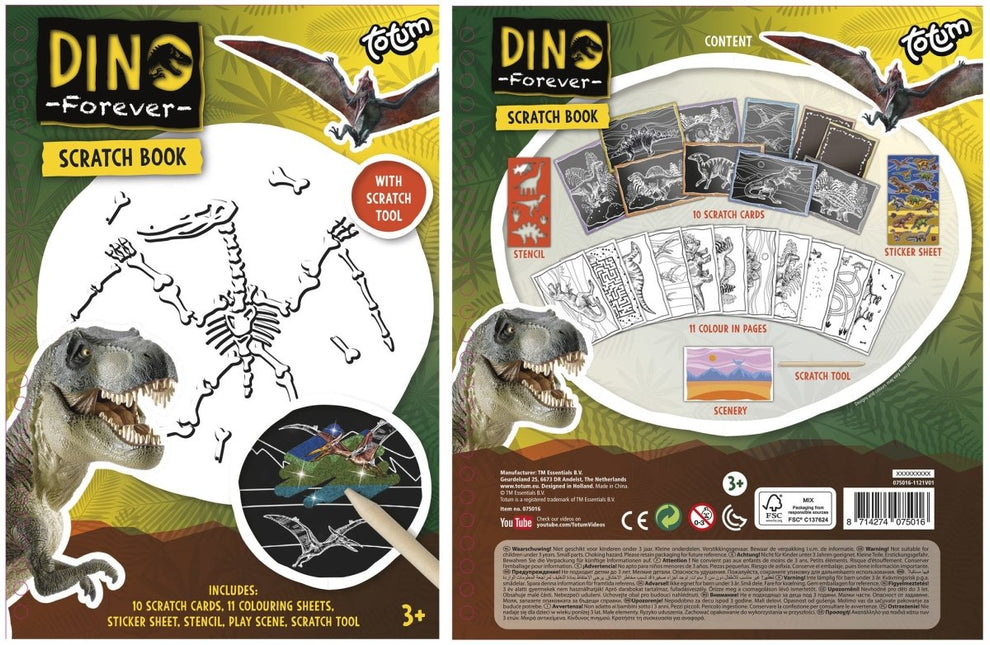 Dino Tekenboek - Babywinkel - 8714274075016