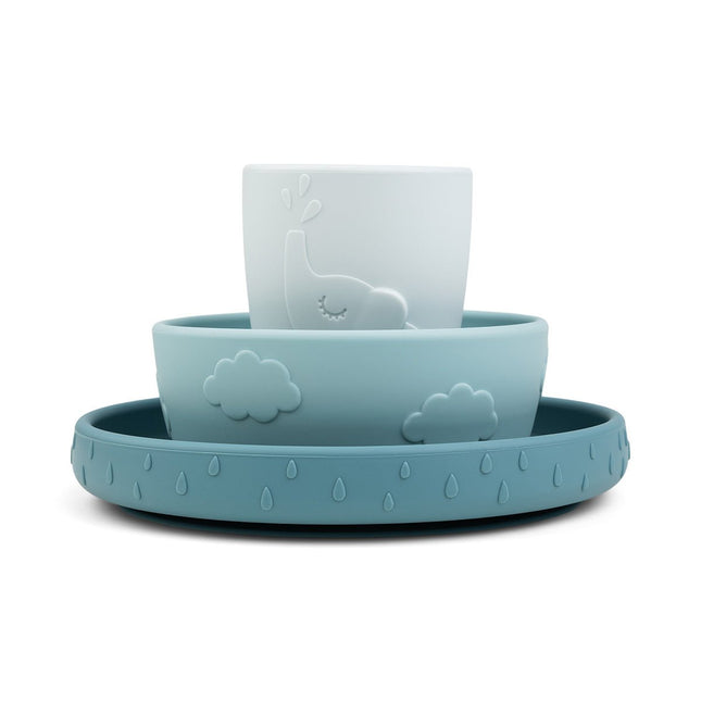 Done by Deer Kinderservies Deer Friends Blue koop je bij Babywinkel