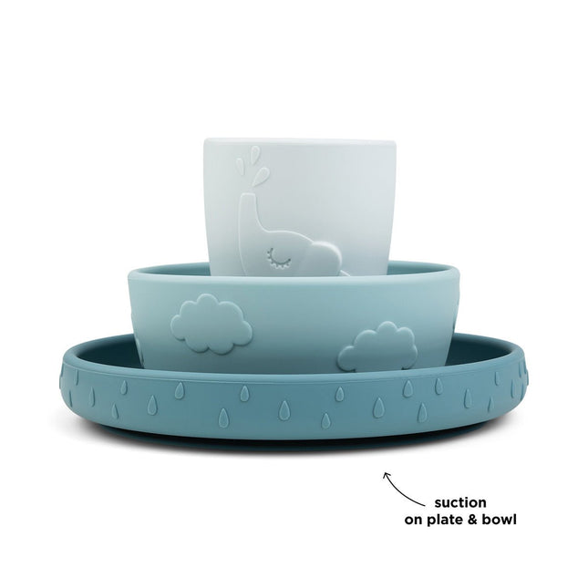 Done by Deer Kinderservies Deer Friends Blue koop je bij Babywinkel