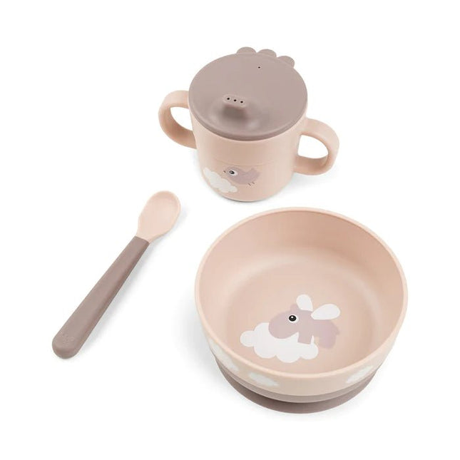 Done by Deer Kinderservies Happy Clouds Powder koop je bij Babywinkel