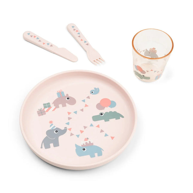 Done by Deer Kinderservies Set Celebration Powder koop je bij Babywinkel