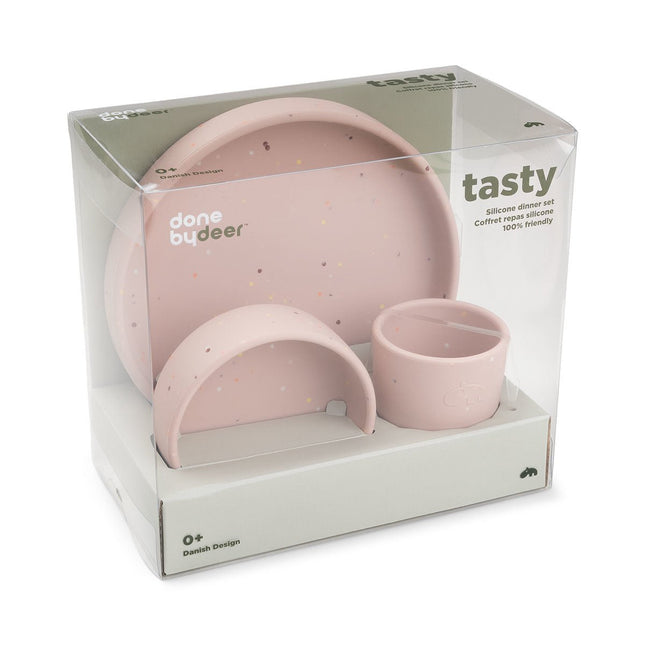 Done by Deer Kinderservies Set Confetti Powder 3st koop je bij Babywinkel