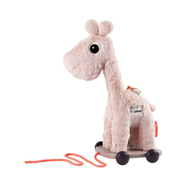 Done by Deer Knuffel Raffi Met Touw Powder koop je bij Babywinkel