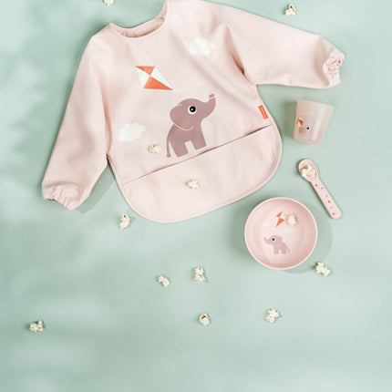 Done by Deer Slabbetje Playgrond Powder met Mouwen - Done by Deer - Babywinkel - 5712643053644