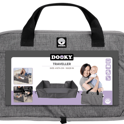 Dooky Campingbedje Baby Grey Melange - Dooky - Babywinkel - 5038278003947