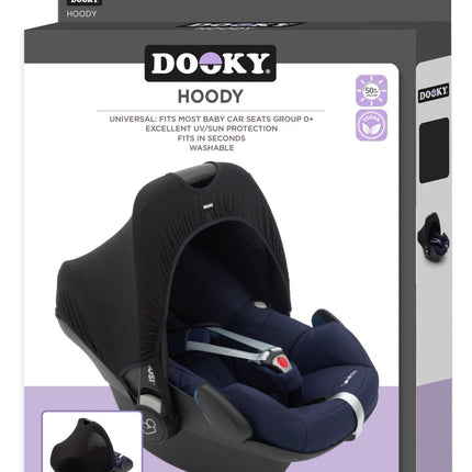 Dooky Maxi Cosi Zonnekap Hoody Zwart Zwart - Dooky - Babywinkel - 5038278982914