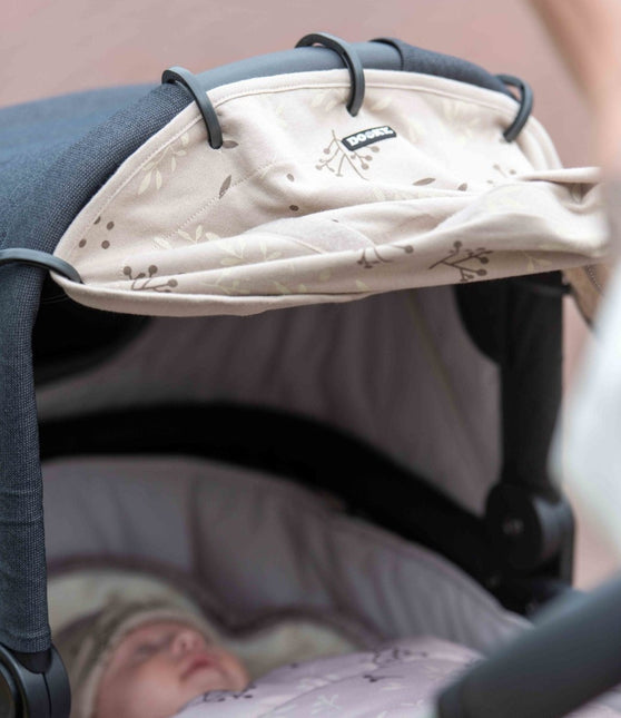 Dooky Zonnekap Universeel Leaves Beige koop je bij Babywinkel