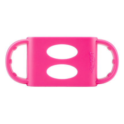 Dr. Brown's Siliconen handles brede halsfles roze - Dr. Brown's - Babywinkel - 072239313572
