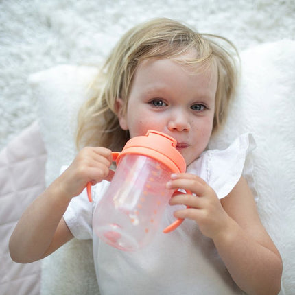 <tc>Dr. Brown's</tc> Babys erster Trinkbecher mit Strohhalm, Coral, 270 ml