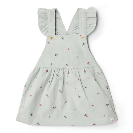 Kleid ärmellos Fairy Grün Blume