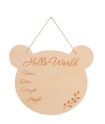 Eco Friendly Bear Wallhanger - Babywinkel - 8711811099283