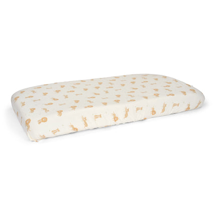 Little Dutch Spannbetttuch für Babywiege „Safari Leo“