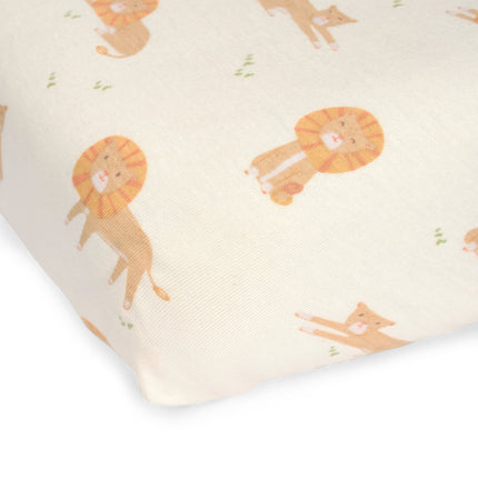 Little Dutch Spannbetttuch für Babybett „Safari Leo“